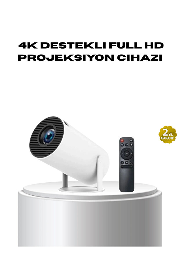 4K Supported Full Hd Projector – 130 Inch Wide Screen, with Wifi and HDMI Connectivity