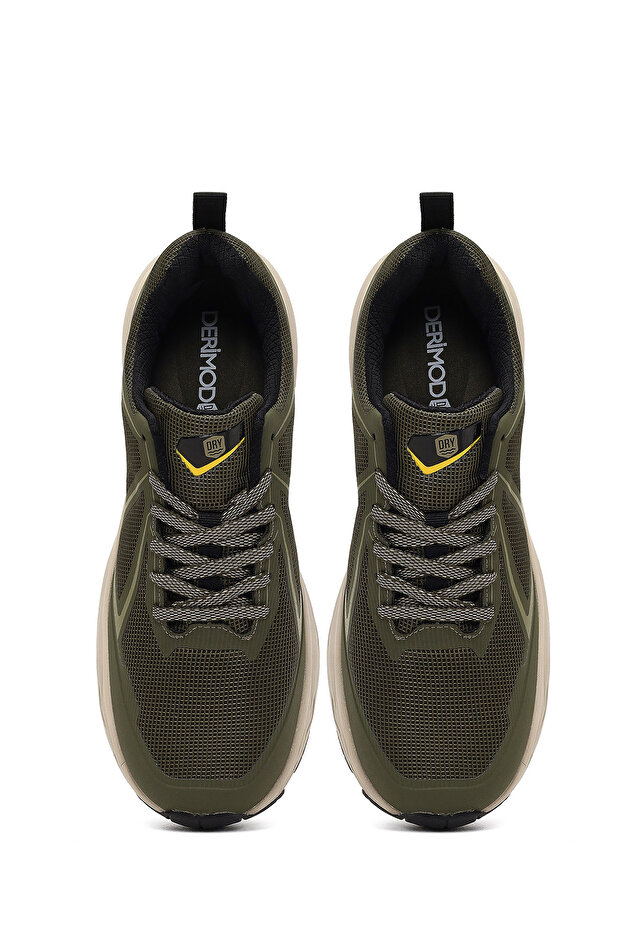 Dry Erkek Haki Bağcıklı Kalın Tabanlı Kumaş Sneaker 25WFD690214 - 7