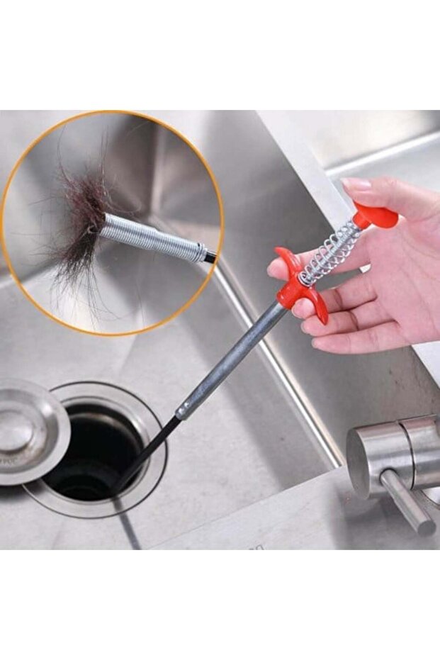 أداة تنظيف أنابيب الصرف الحلزونية المرنة للتنظيف - 1