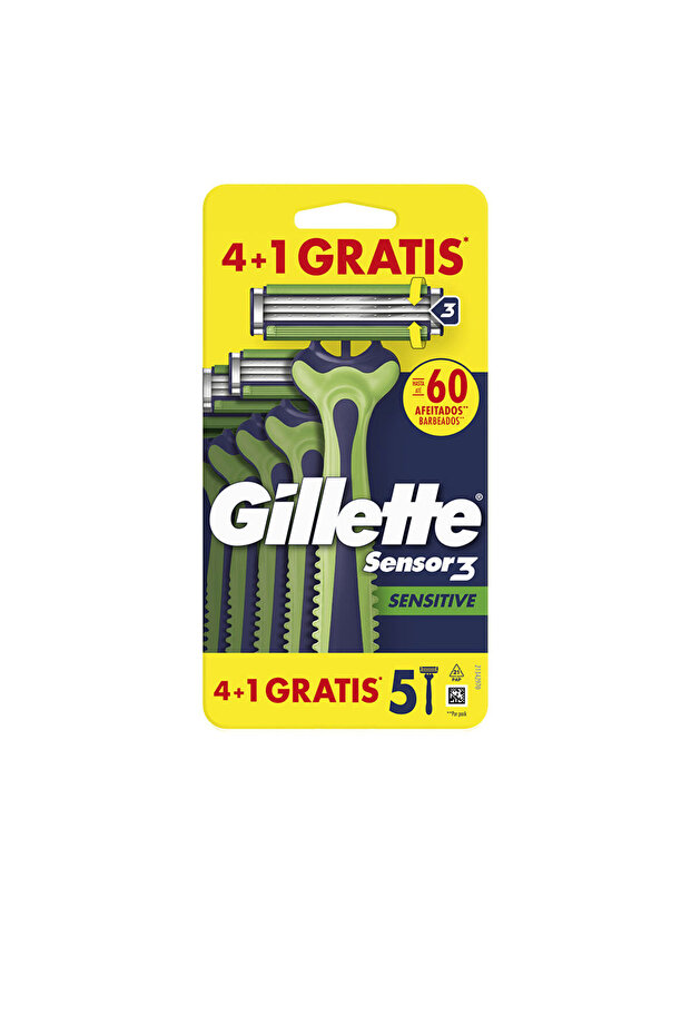 Sensor3 Sensitive Einwegrasierklingen 5 Stück - 1