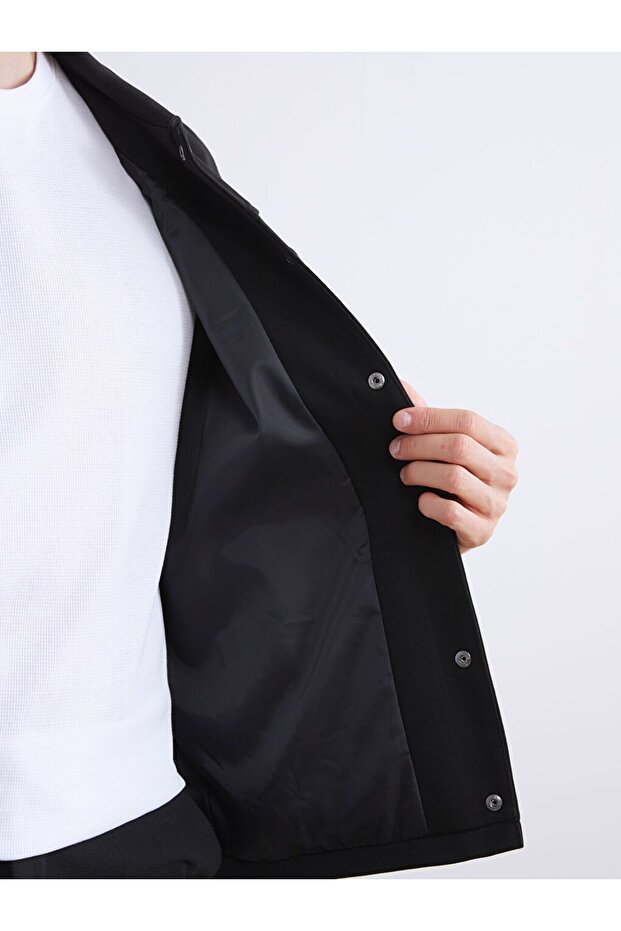 LCW Vision Rahat Kalıp Uzun Kollu Erkek Gömlek Ceket - 6