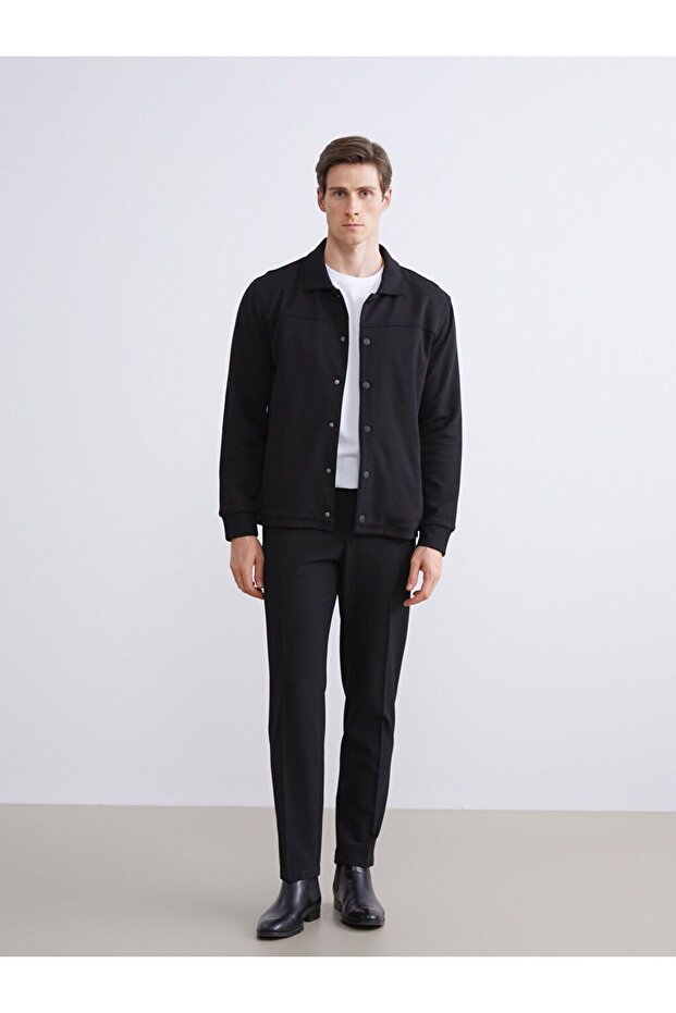 LCW Vision Rahat Kalıp Uzun Kollu Erkek Gömlek Ceket - 4