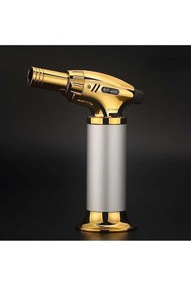 Torch Lighter - Adjustable Flame Refillable Culinary Blowtorch with Safety Lock