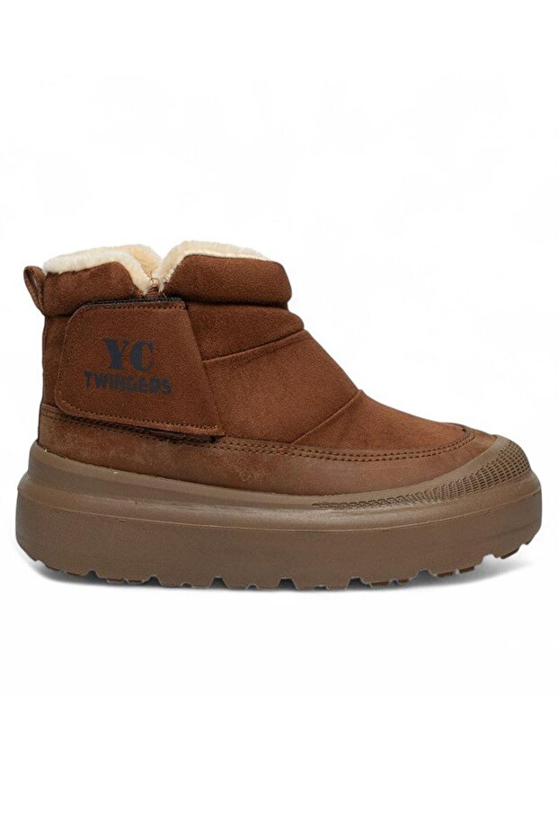 Twg Sheepskin Lined Tan Suede Women's Boots & Booties Nsb823
