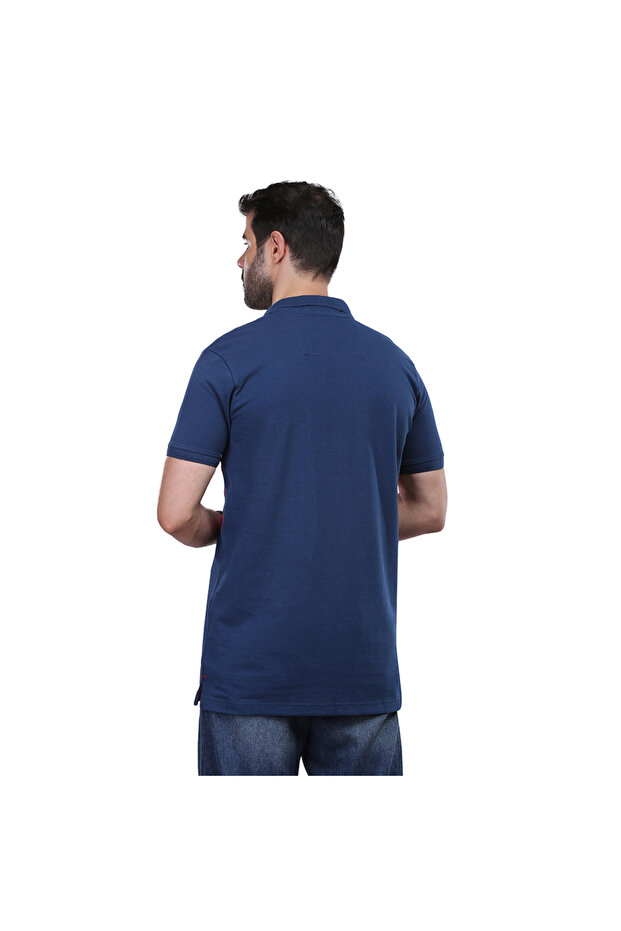 قميص بولو رجالي - كحلي - 3