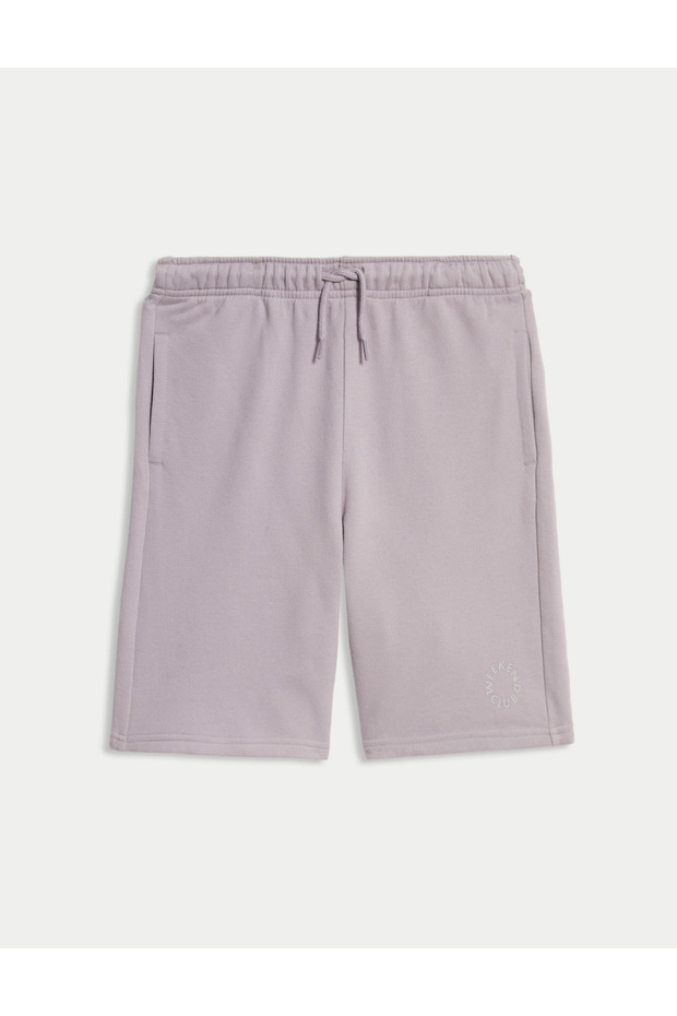 Pamuk Karışımlı Elastik Bel Şort (6–16 Yaş)​ - 1