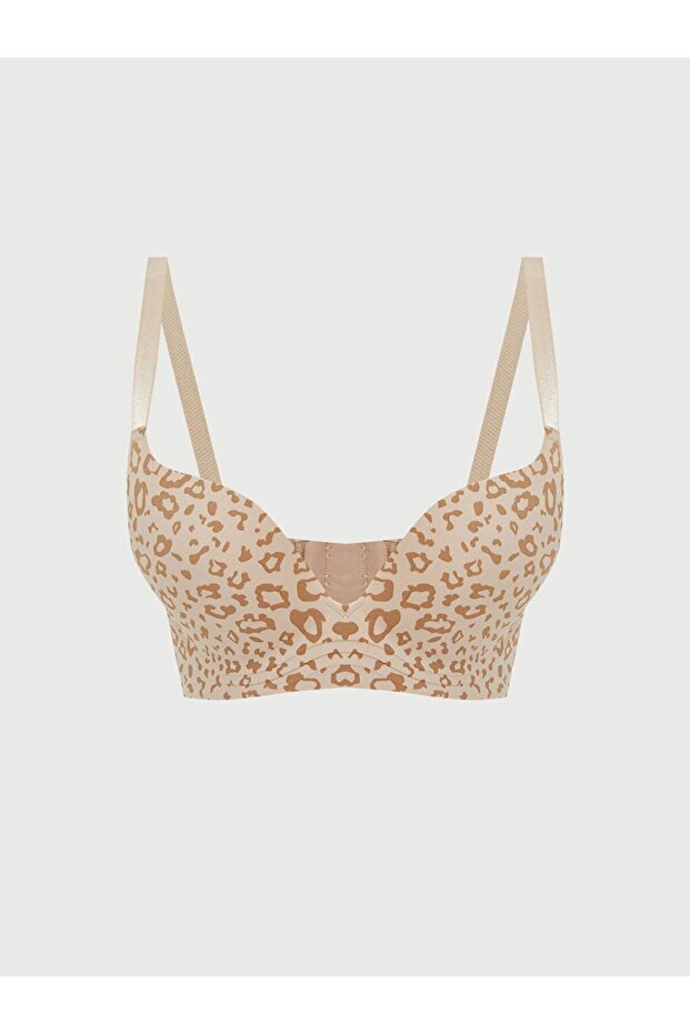 Unwired Unpadded Patterned Bra