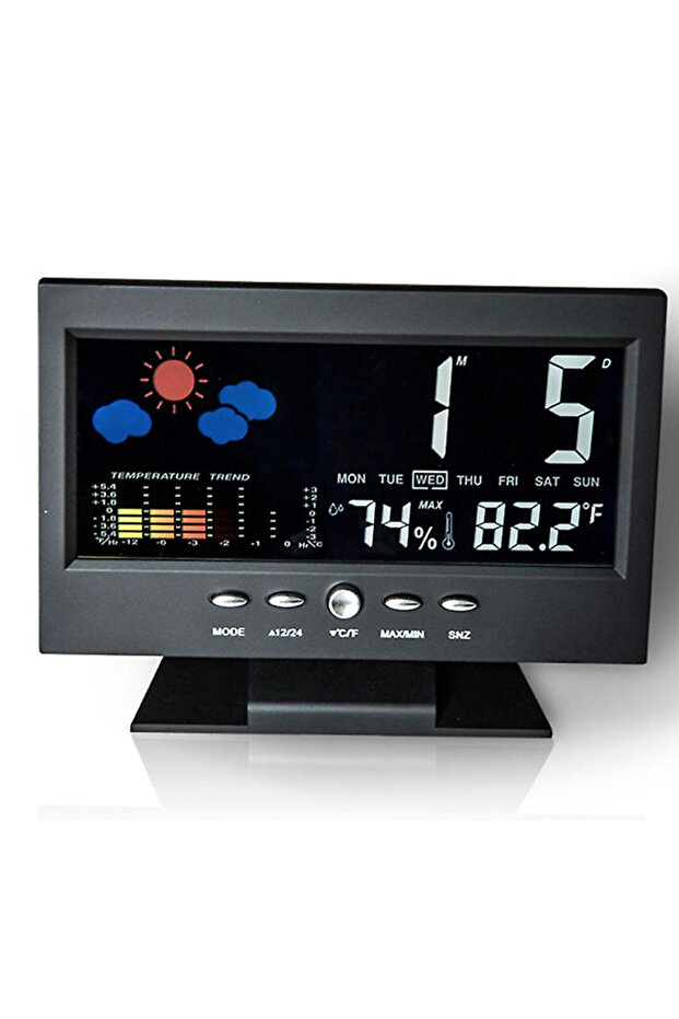 Digital Clock with Thermometer and Display model 8082T - 3