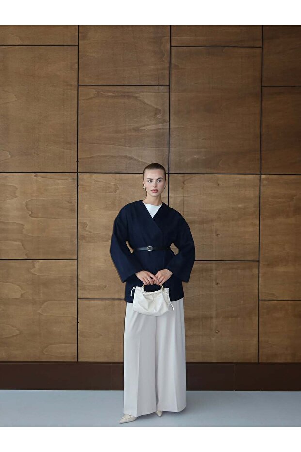 Stitched Belted Jacket - 2