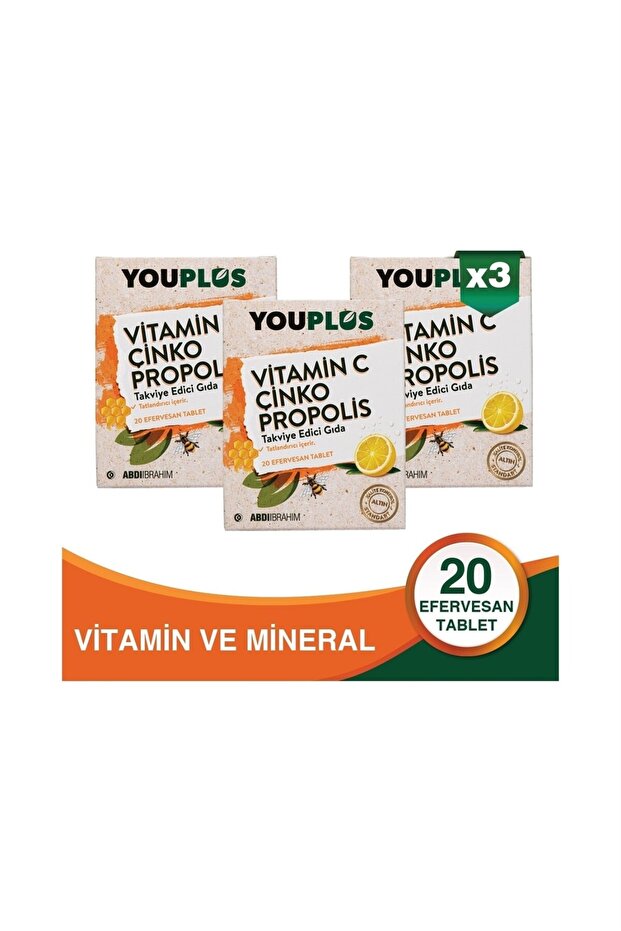 20 Efervesan Tablet 3 Adet - 1