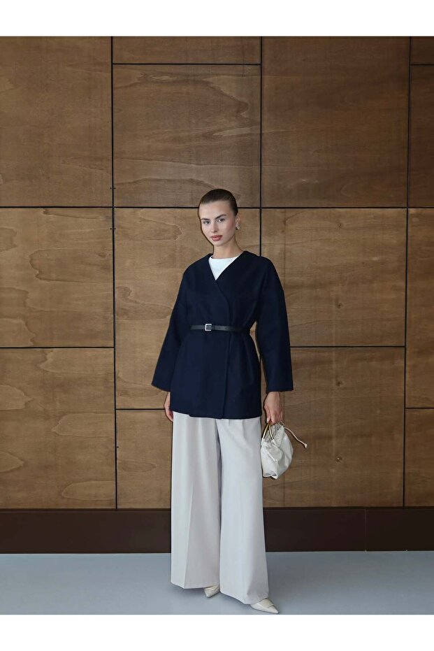 Stitched Belted Jacket - 3