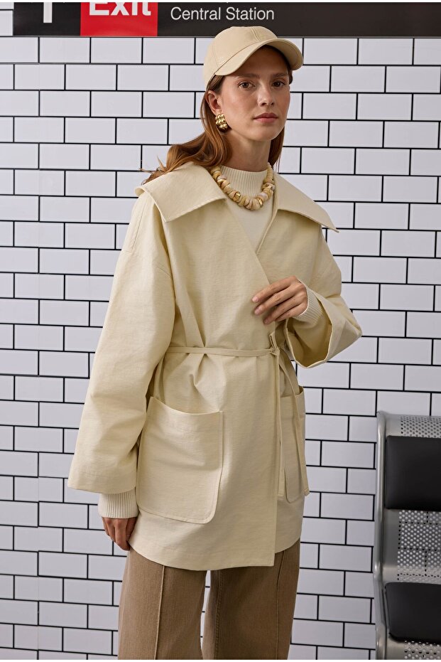 Kimono Ceket Kemik - 4