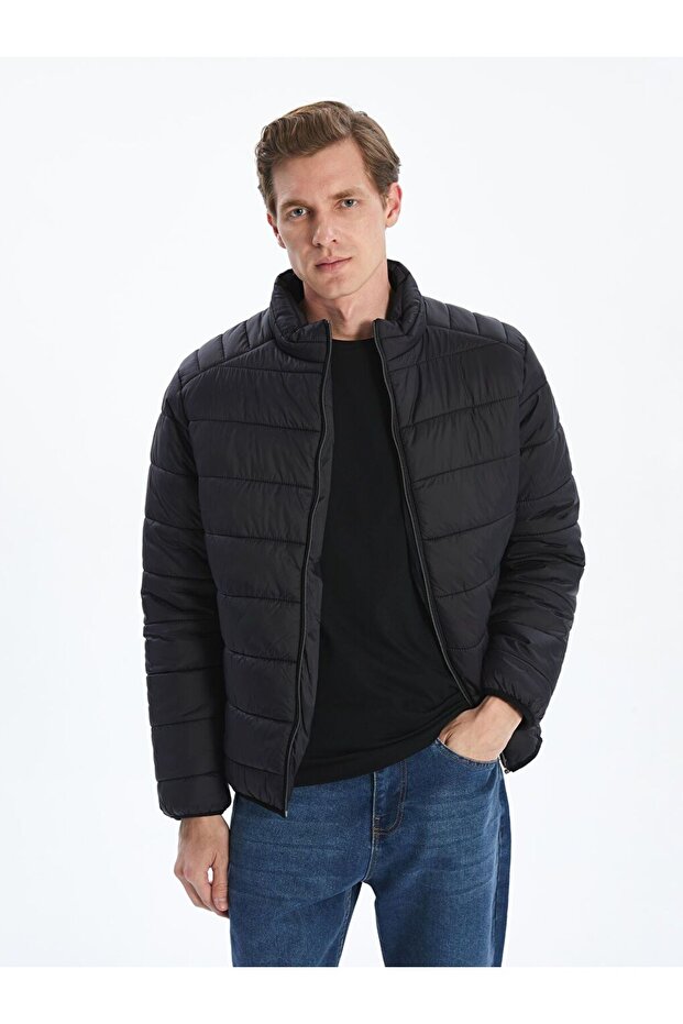 LCWAIKIKI Classic Standard Fit Stand Collar Men's Puffer Coat