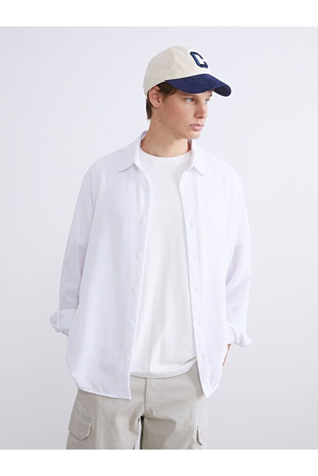 XSIDE Regular Fit Long Sleeve Men's Shirt
