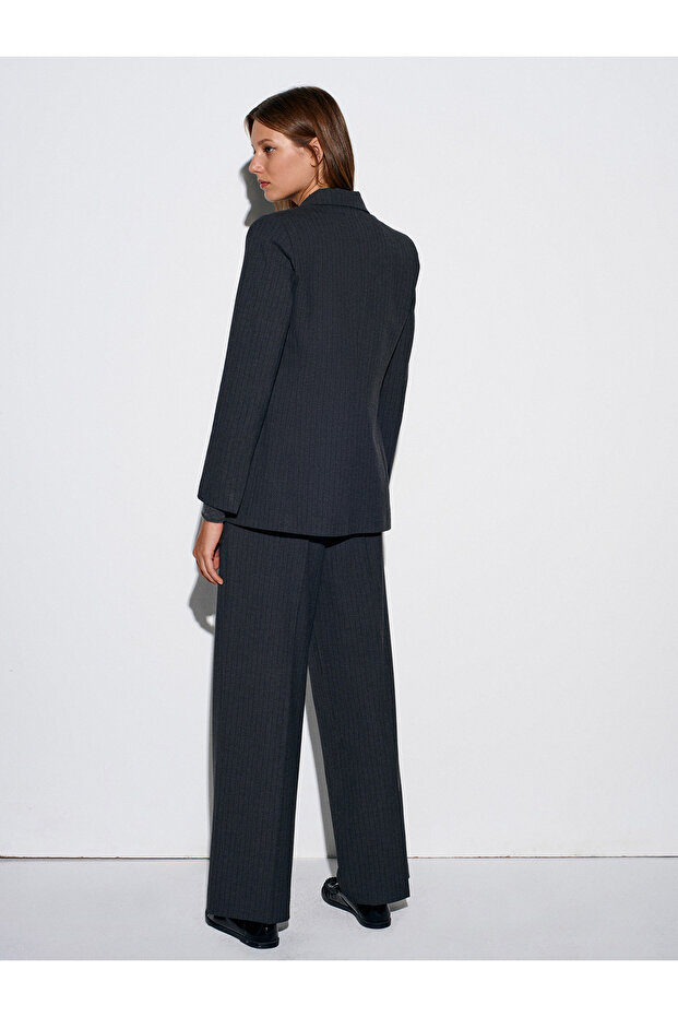 60775 Blazer Ceket-Antrasit - 2