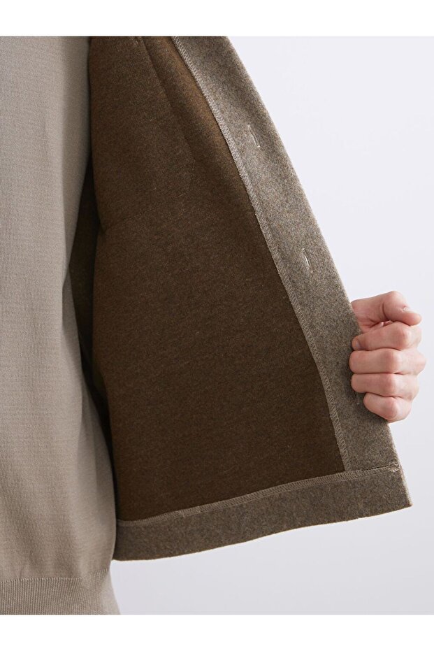 SOUTHBLUE Regular Fit Uzun Kollu Kaşe Erkek Gömlek Ceket - 5