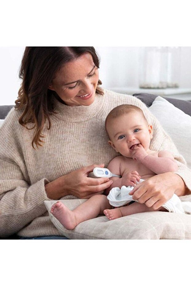 Digital thermometer with age-accurate technology, color LCD display, and 8-second rapid fever alarm - 4