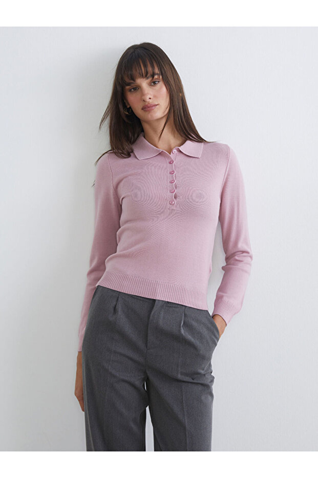 I Devrik Roba Collar Women's Knitwear Sweater from Freezen Store
