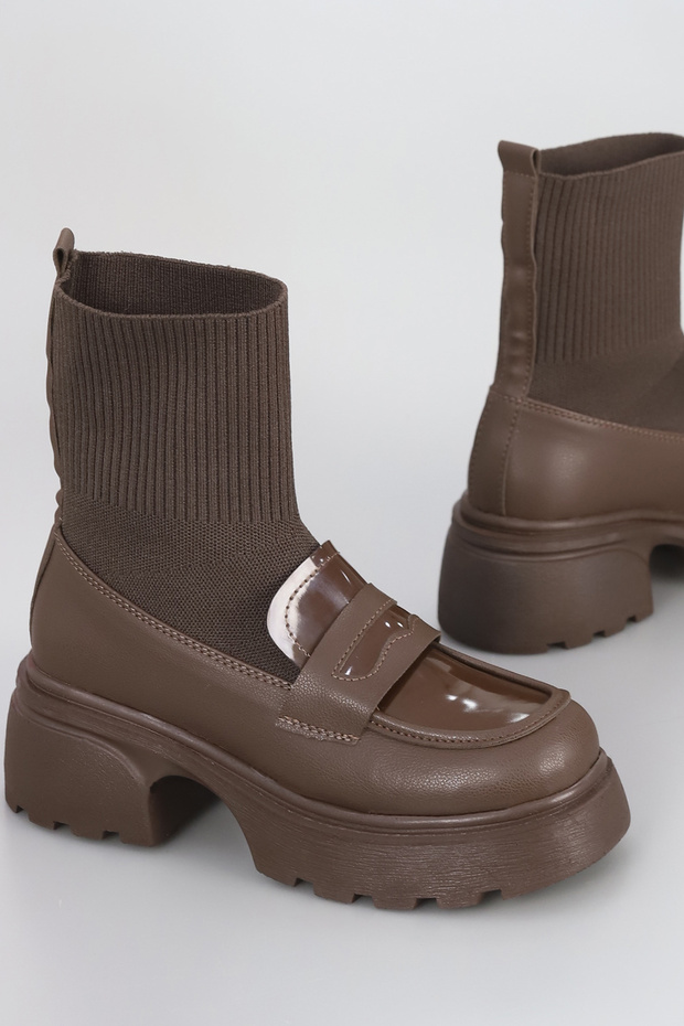 DVMD 3500 Çoraplı Loafer Model Bot - 3