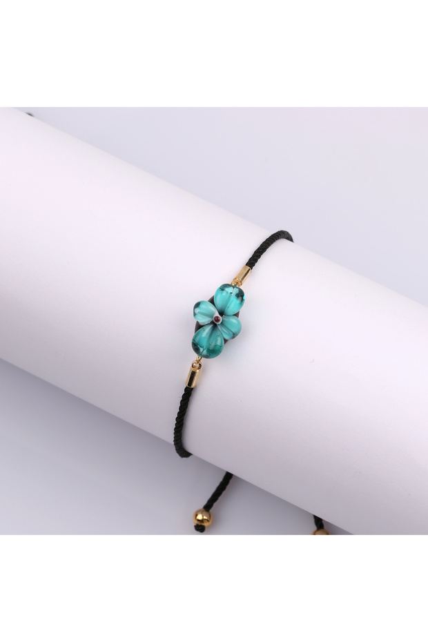 Kat Flower Murano Glass Beaded Bracelet
