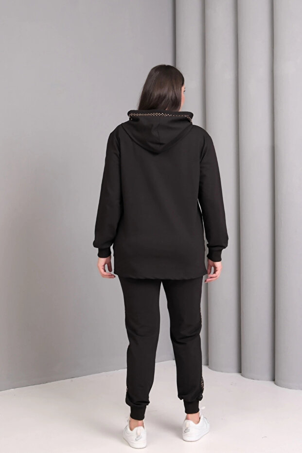 طقم مطبوع عليه حجر مخطط - 3