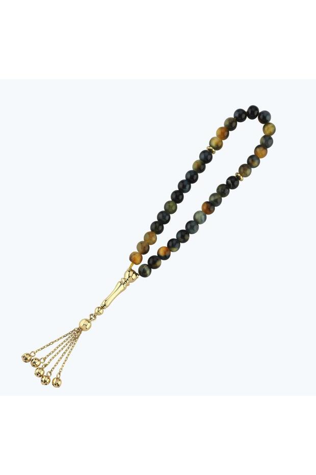 Altın Kaplan Gözü Tespih - 1