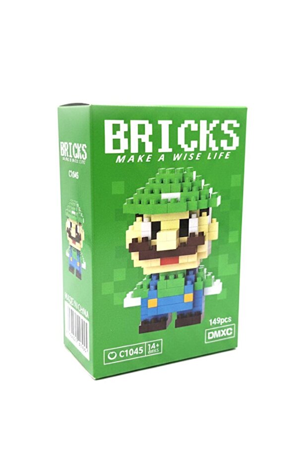 Luigi Süper Mario Bricks Lego - 1