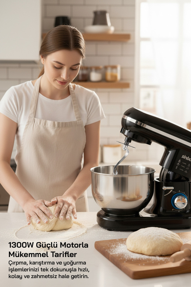 SMX-2770 Standlı Mikser-Siyah - 2