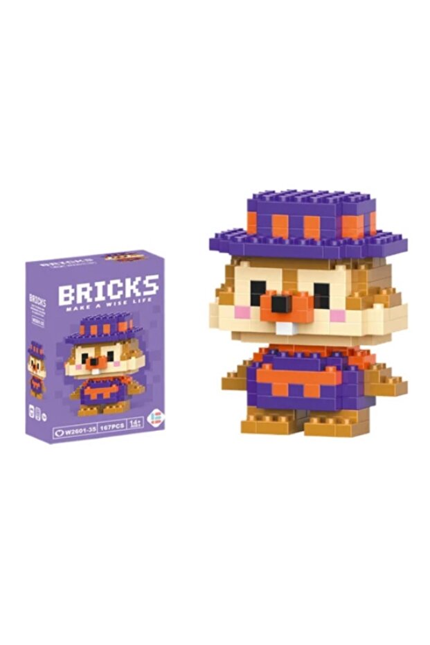 Mor Sincap Bricks Lego - 2