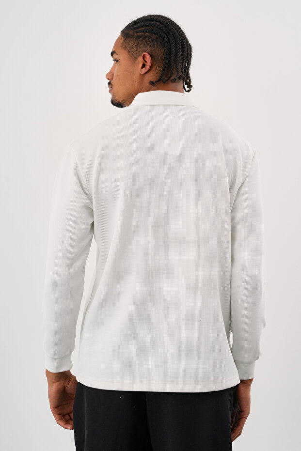 MELLOW Oversize Sweatshirt Beyaz - 5