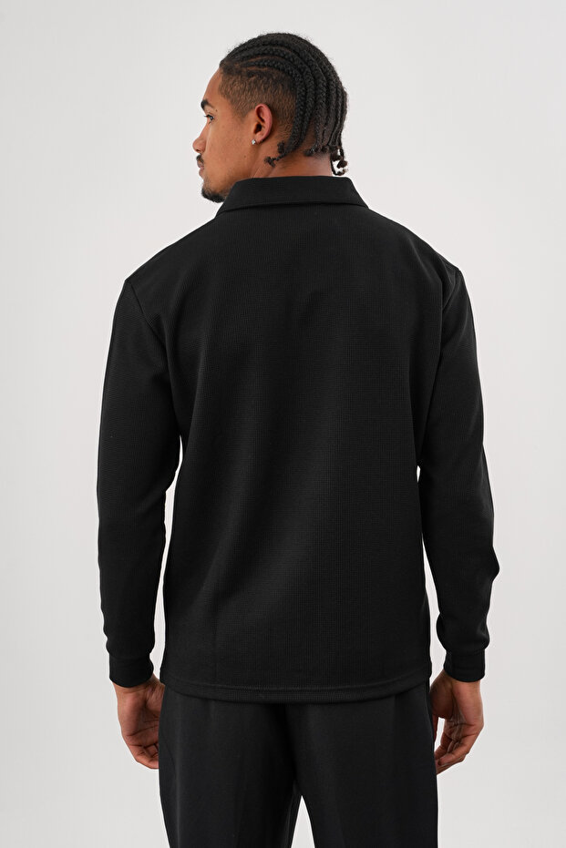 MELLOW Oversize Sweatshirt Siyah - 7