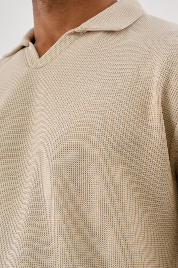 MELLOW Oversize Sweatshirt Bej - 2