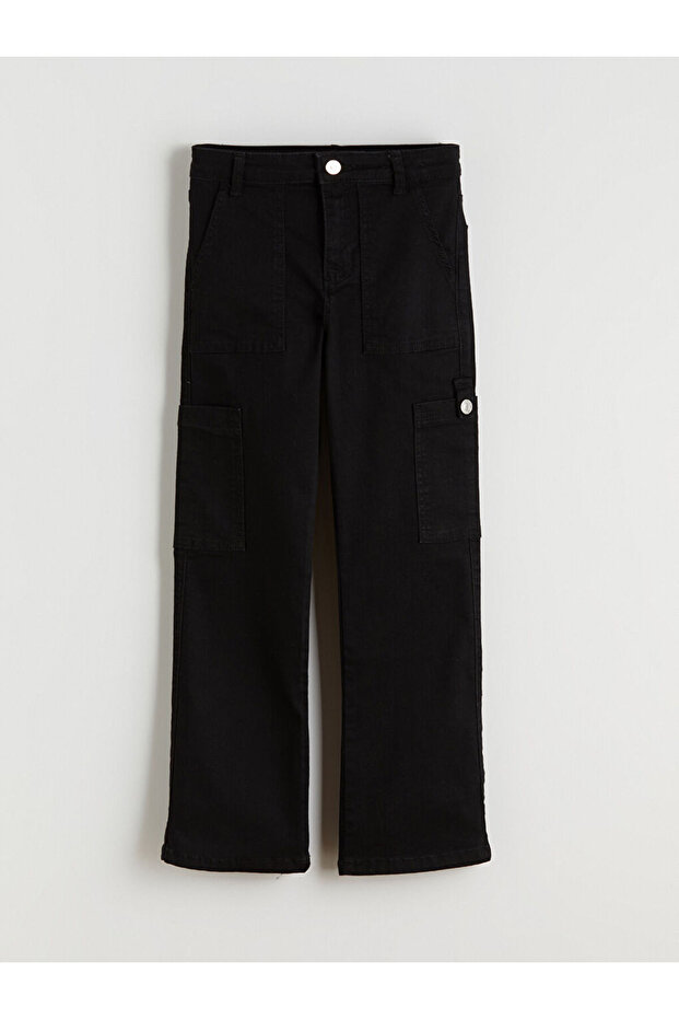 Slim Fit Girls' Cargo Jean Pants from Uzg Store for Style Enthusiasts