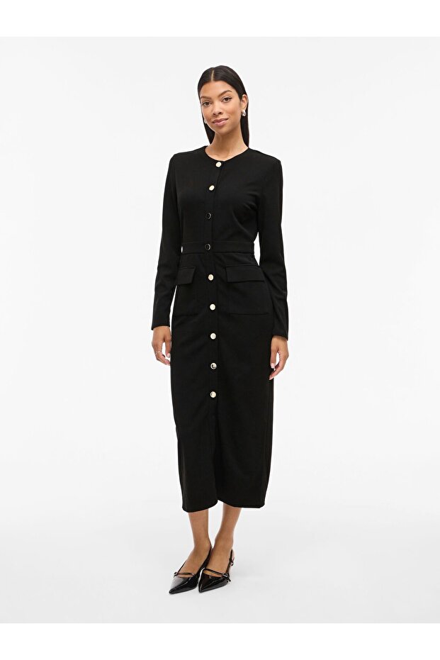 Maxikleid VICLARA Langarm - 1