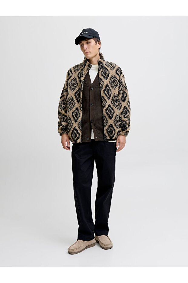 Strickjacke Einfarbig Strickjacke - 4