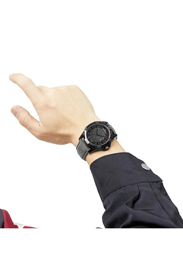 8023 Men's Watch Gray – Luxury Design, Multiple Functions, Luminous Display, 3ATM - 3