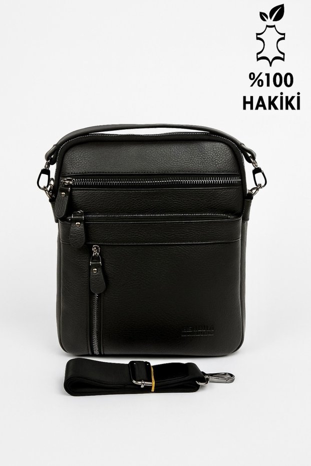 Handbag Genuine Leather 11” Inch Tablet and Large Capacity Multi-Compartment Business Work and Travel