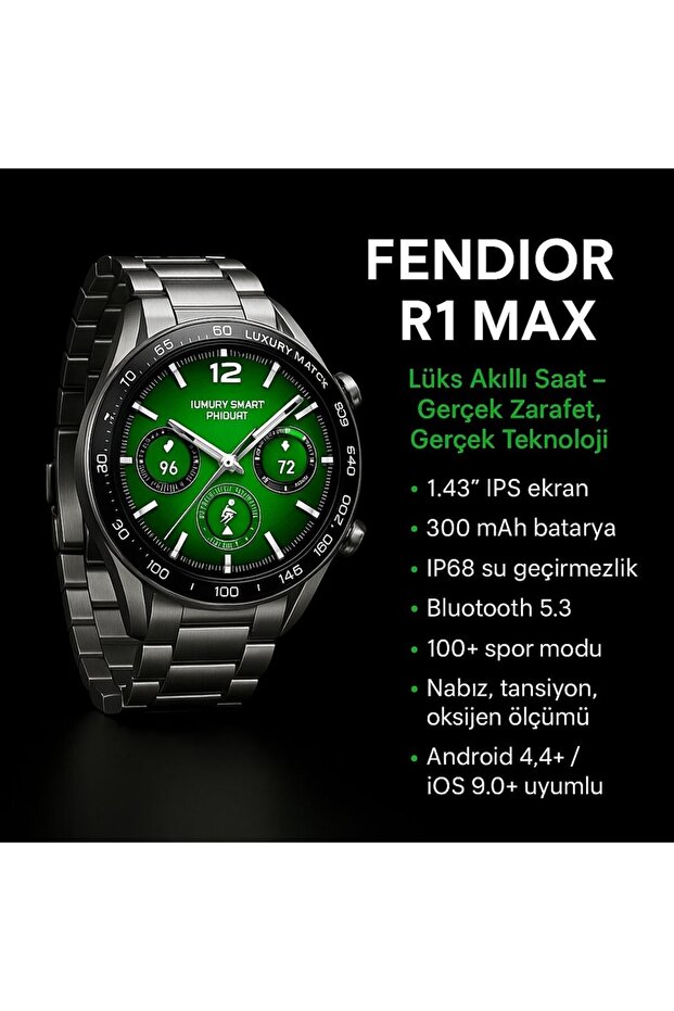 Fendior Akıllı Saat Silver - 8