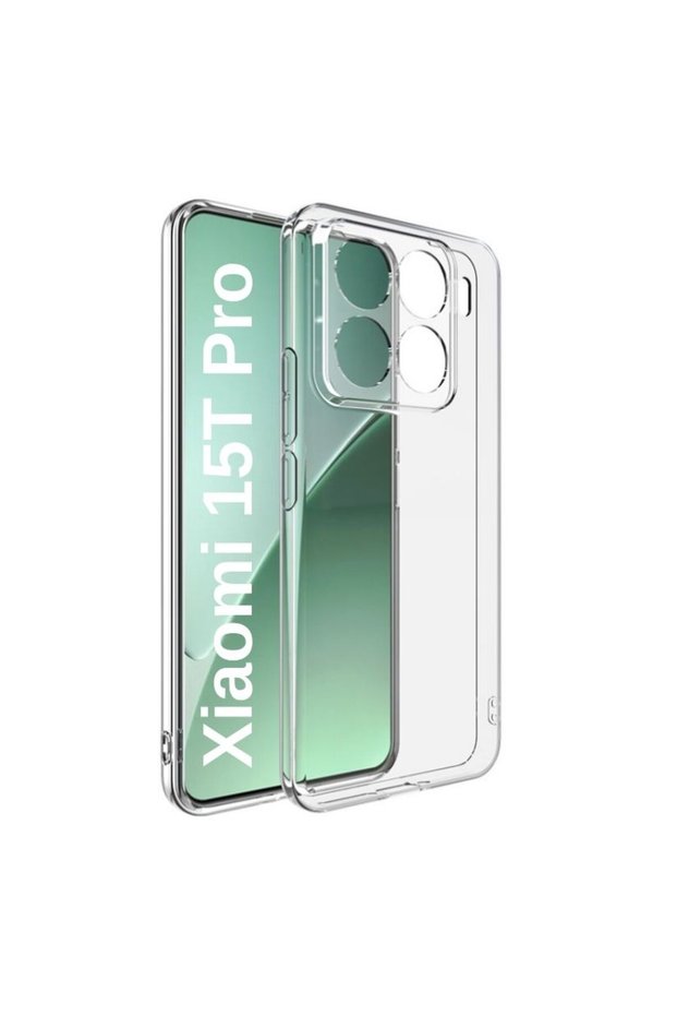 Xiaomi 15t Pro Compatible Silicone Case - Flexible Pastel Color Cover with Camera Protection - Transparent