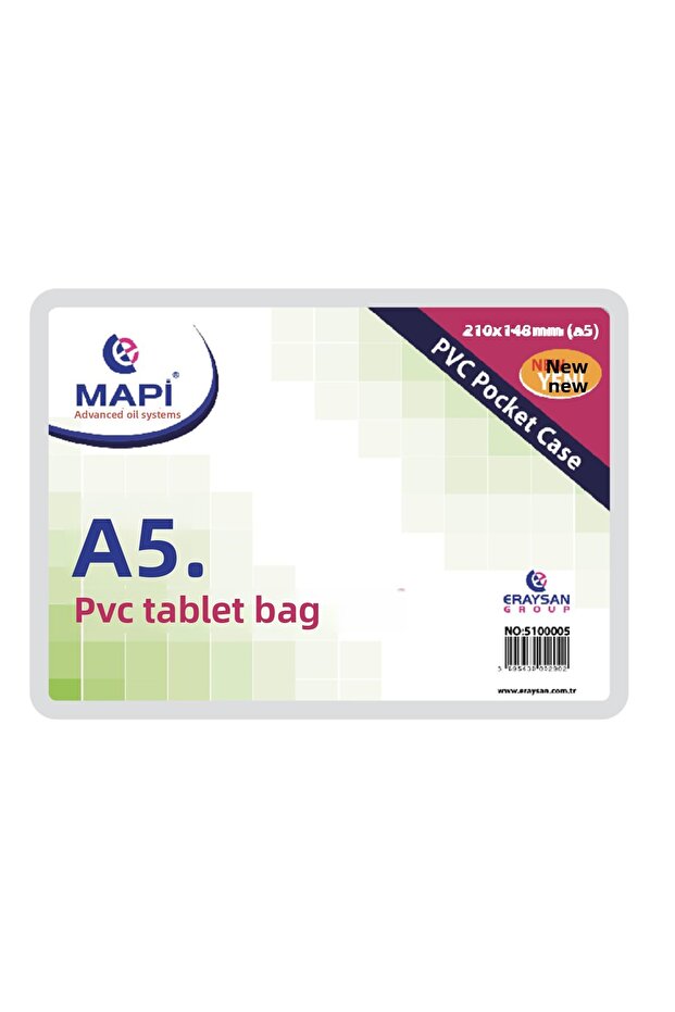A5 20 قطعة من ملصقات علامات MAPI PVC