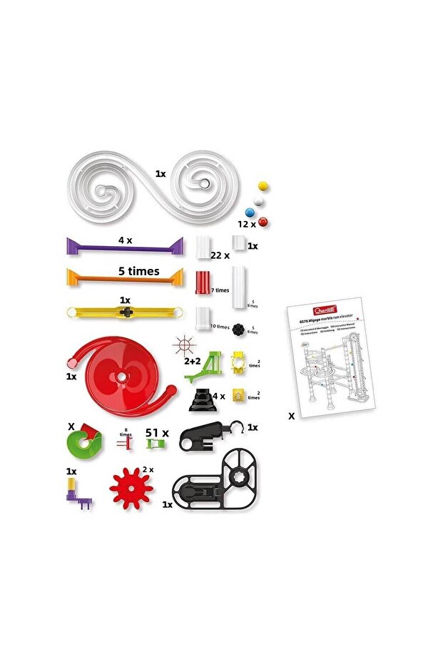 Quercetti Migoga Marble Run Elevator Construction Set - 5
