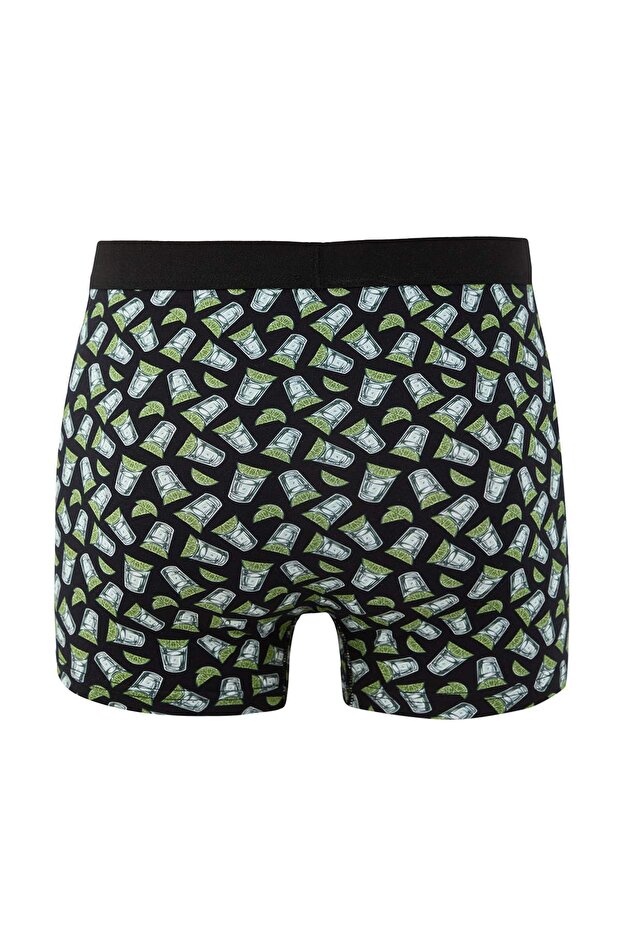 Multicolored Patterned-Solid 3-Pack Cotton Boxer Tmnaw22Bx0010 - 6