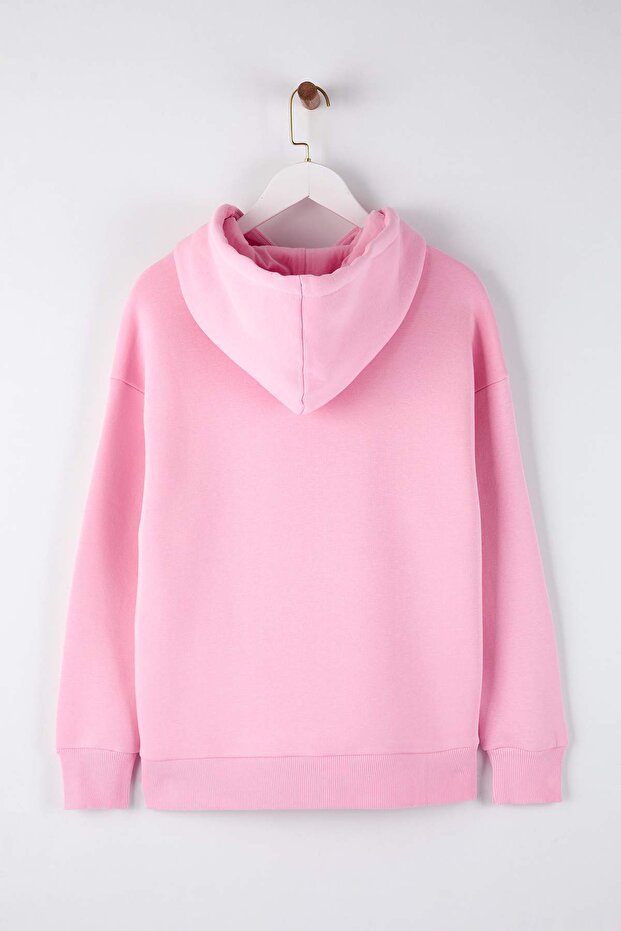 Açık Pembe Örme Sweatshirt TWOAW24SW00188 - 6
