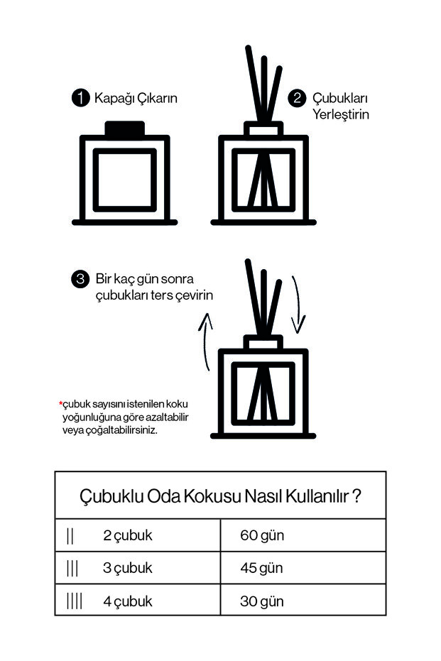 Pudra Çubuklu Oda Kokusu Reed Diffuser 100 ml - 5