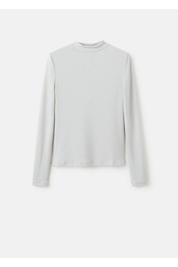 Perkins yakalı simli tişört - 3