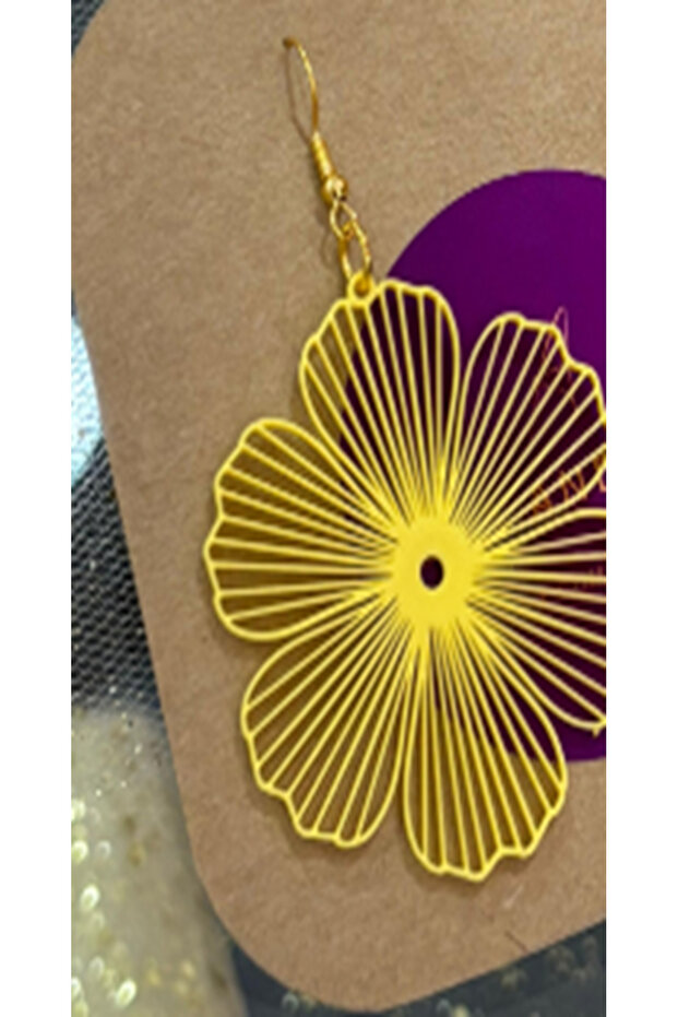 2 Çift Çiçek Küpe - 2