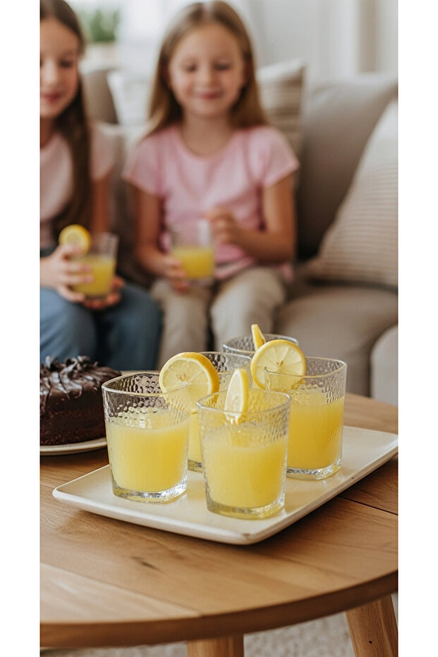 طقم كاسات شفاف للمشروبات - 3