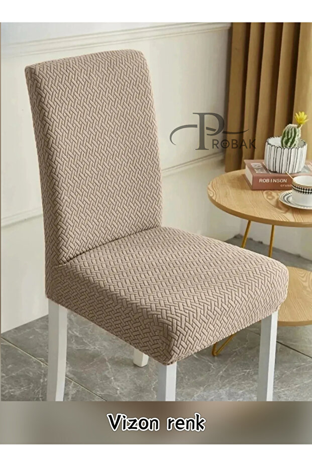 Sandalye Kılıfı, Sandalye Örtüsü, Lastikli,likralı Yıkanabılır 1 Adet sandalye kılıf - 1