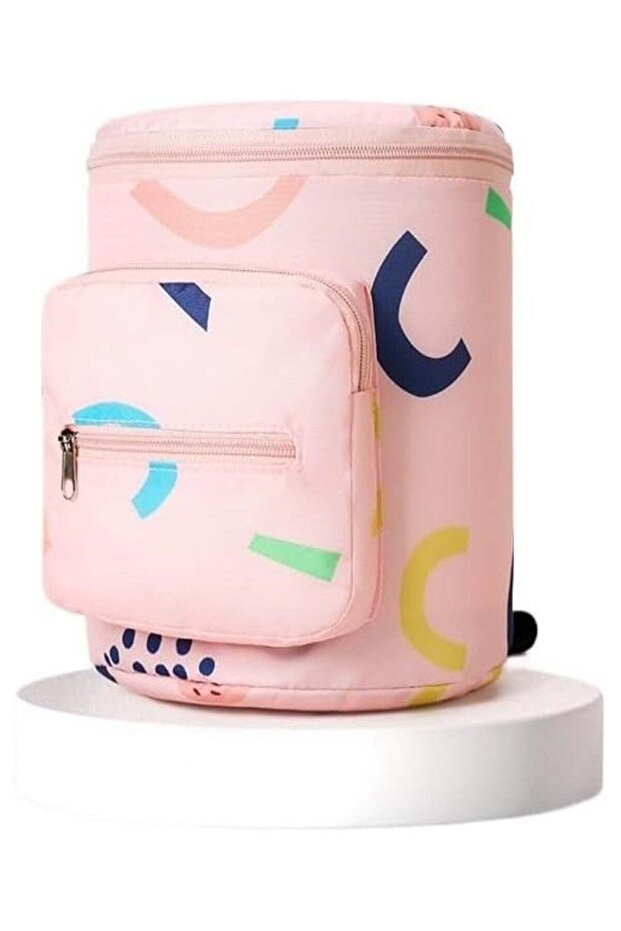 Large Capacity Baby Stroller Bag Pink
