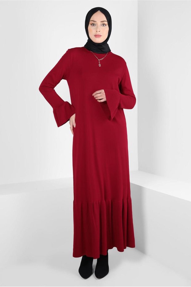 FLUFFY KNIT DRESS 43128